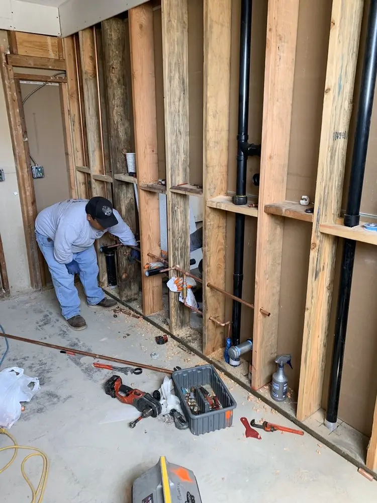 Commercial rough-in plumbing for Gas Line Repair in Beulah Heights